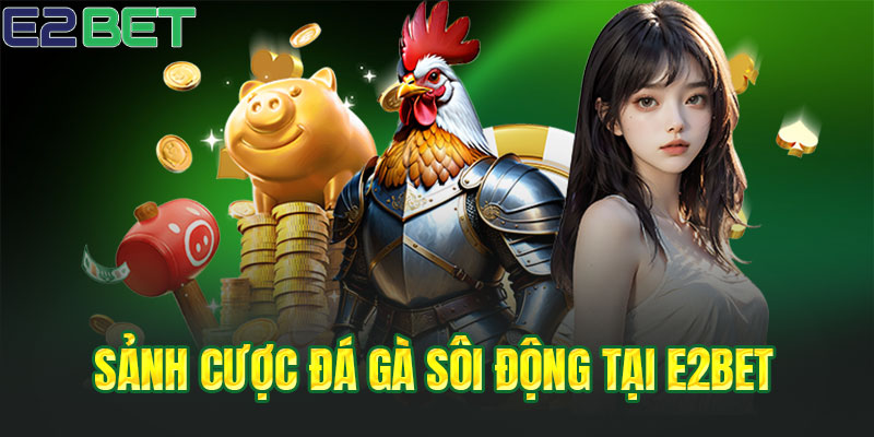 Sảnh cược đá gà sôi động tại E2BET